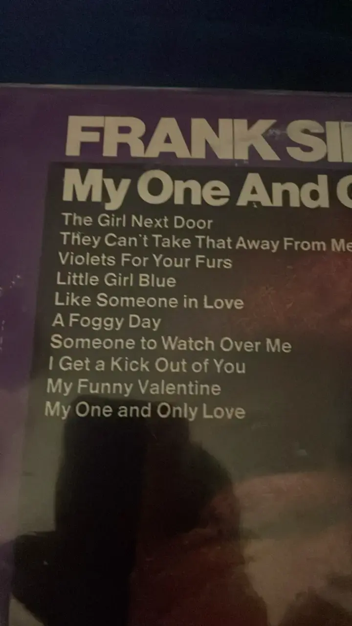 Vinilo Frank Sinatra My One And Only Love - 2