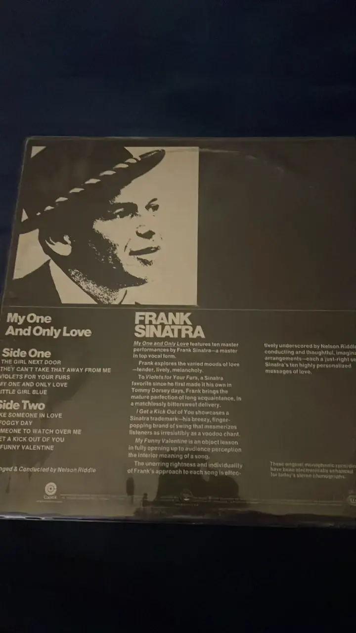 Vinilo Frank Sinatra My One And Only Love - 3