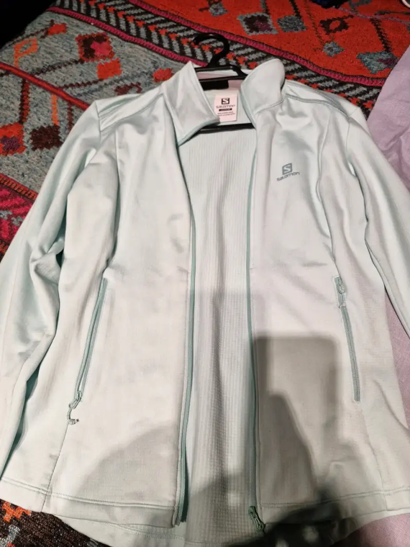 Chaqueta Salomon para mujer color celeste - 1