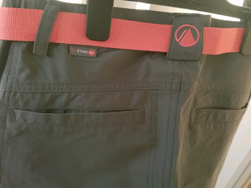 Pantalones de senderismo mujer con cinturón - 2