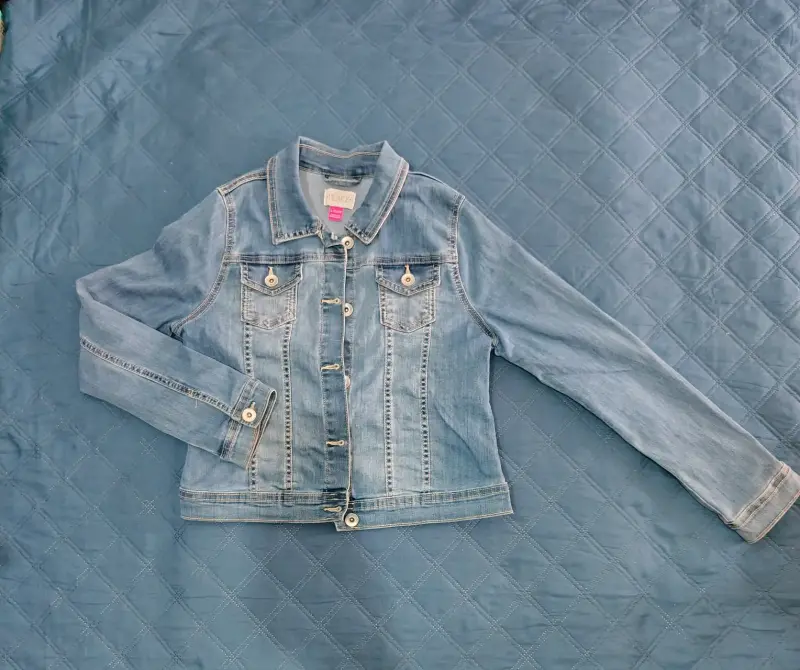 Chaqueta de mezclilla para niña - 1