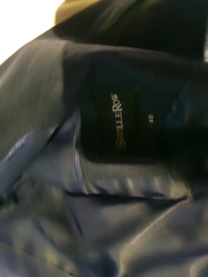 Blazer azul marino para mujer talla 40 - 2