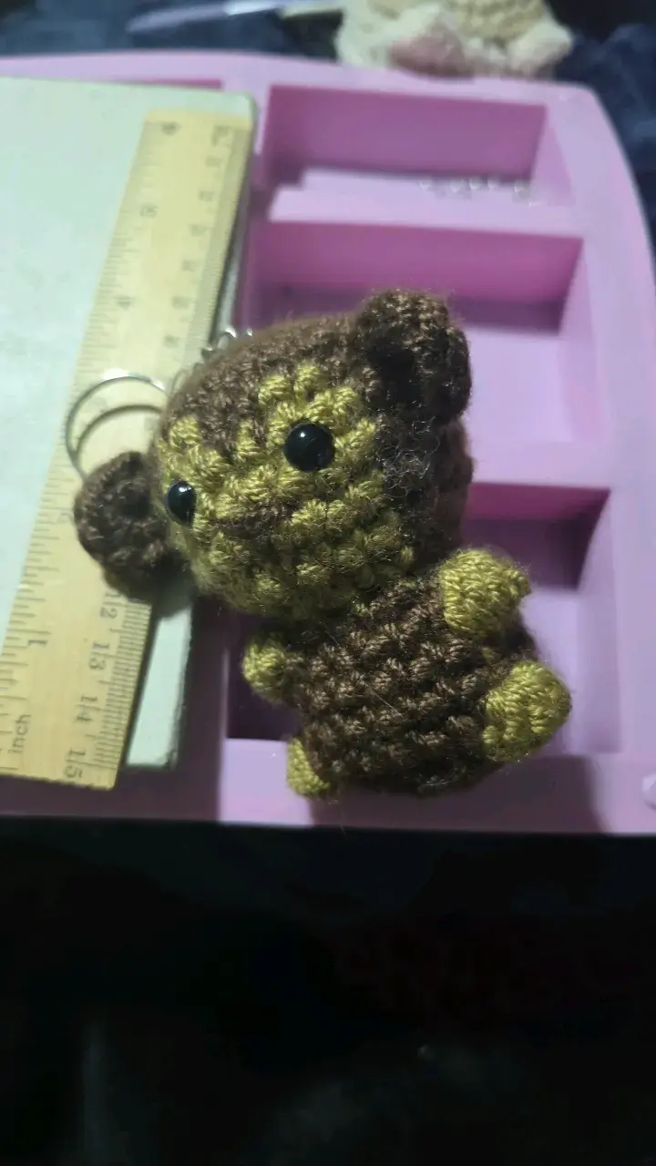 Llavero Amigurumi Hecho a Mano Mono - 2