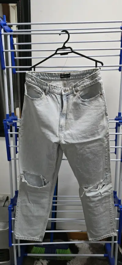 Jeans desgastados Zara mujer - miniatura 1