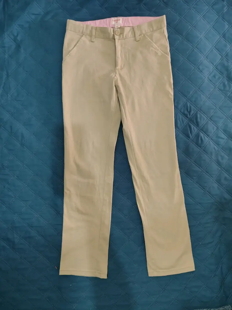 Pantalones beige de vestir. - 2