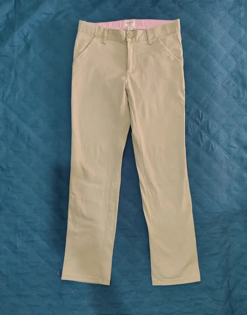 Pantalones beige de vestir. - 3