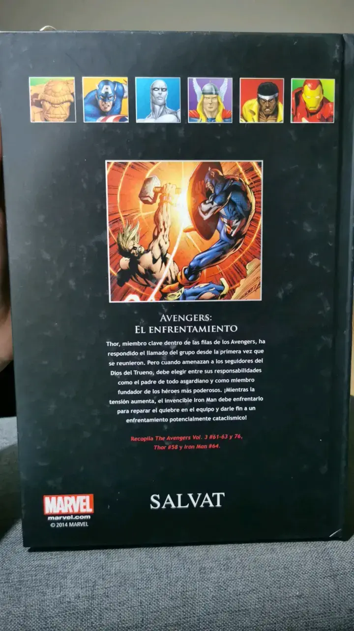 Novela Gráfica Avengers El Enfrentamiento Marvel - 2