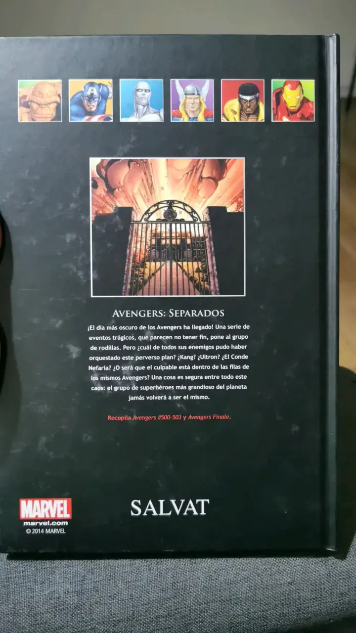 Libro de cómic Avengers Separados Marvel - 2
