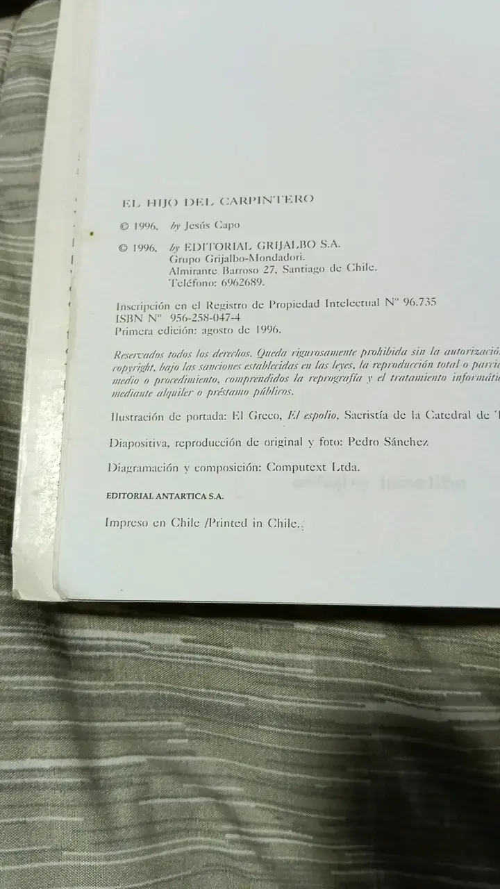 Libro El Hijo Del Carpintero de Jesús Capo - 4