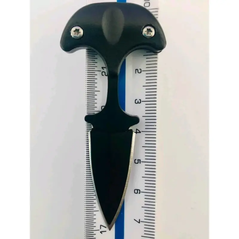 Mini Daga de Puño Táctica + Funda + cadena - 5