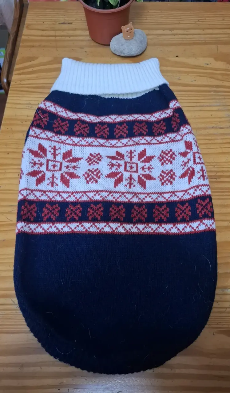Suéter para perro con diseño navideño - 1