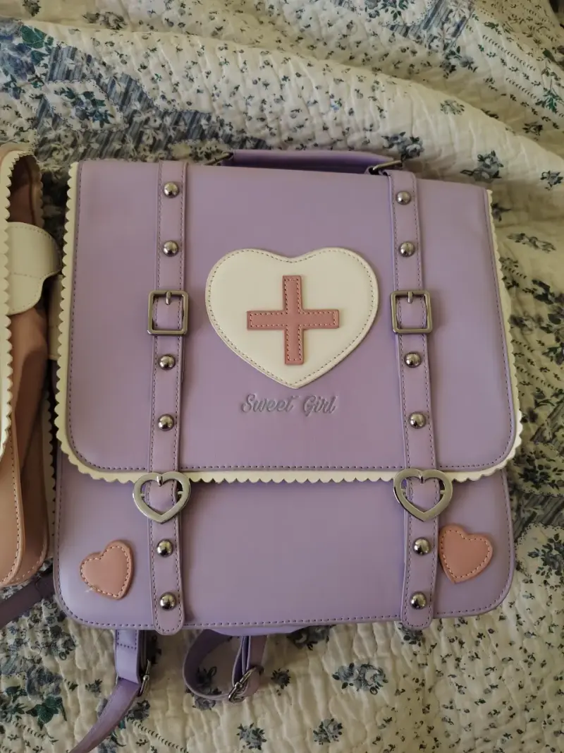 Mochila kawaii morada