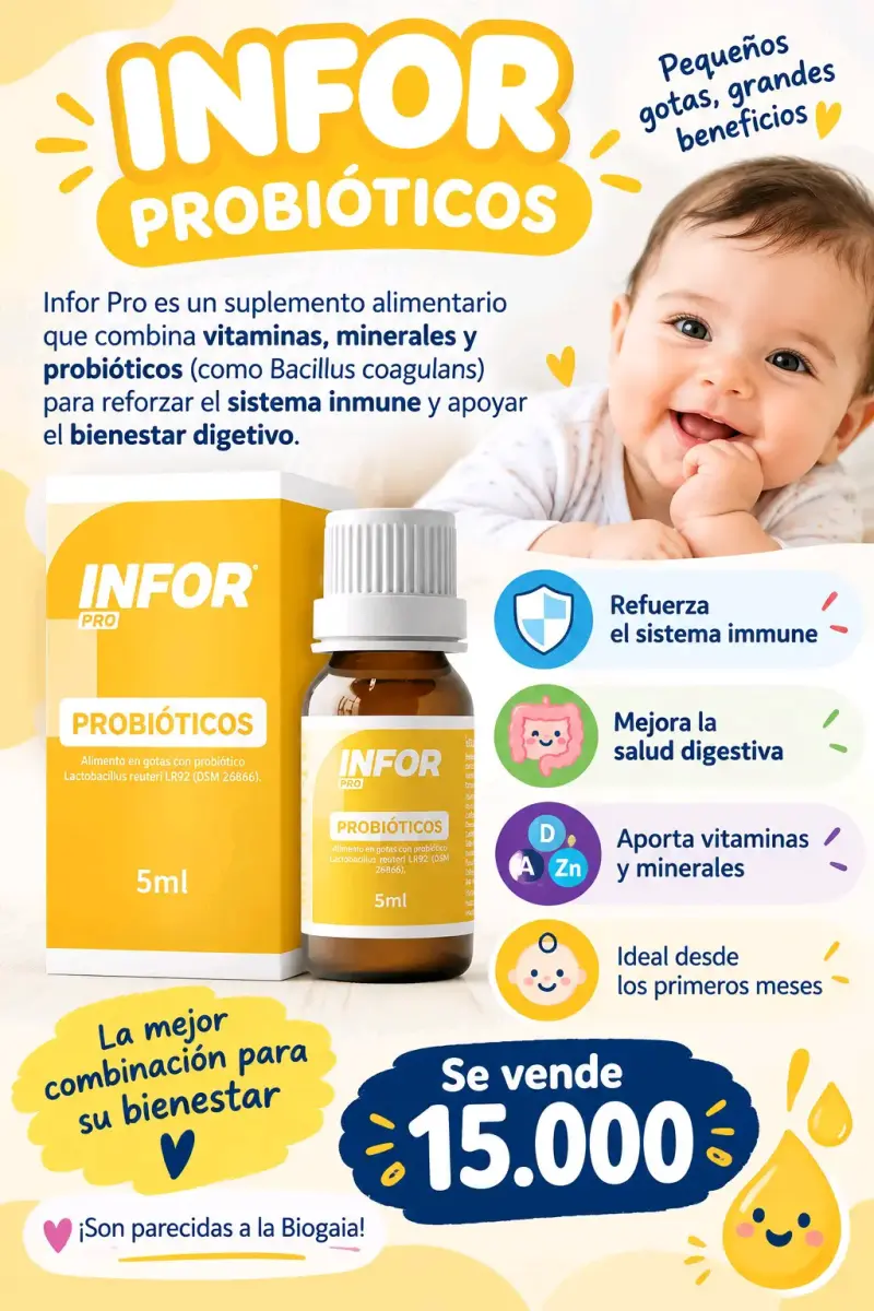Suplemento alimenticio Infor Pro probióticos 5ml