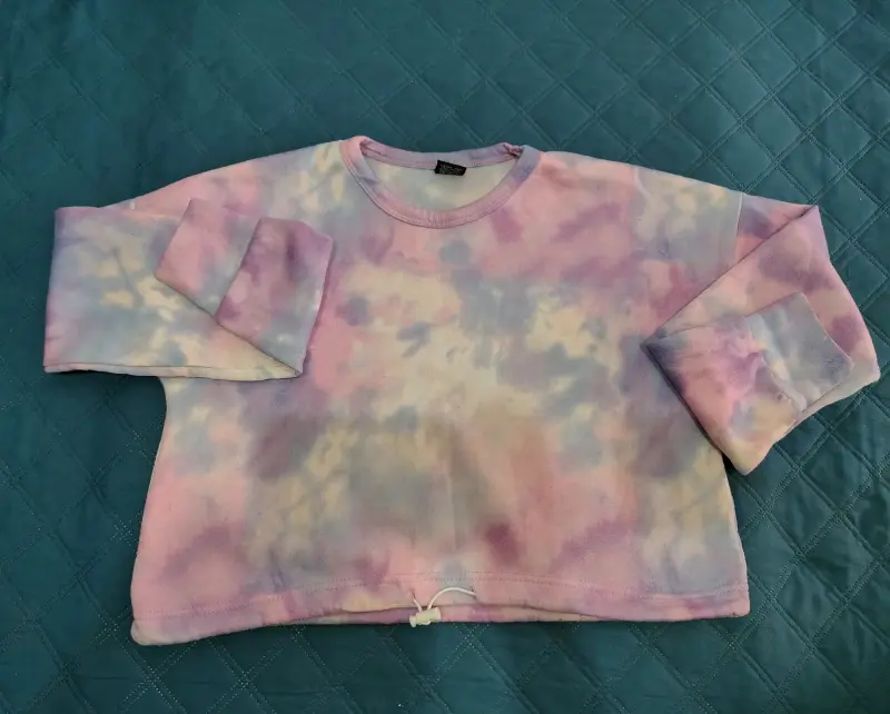 Polerón tie-dye multicolor para niña - 1