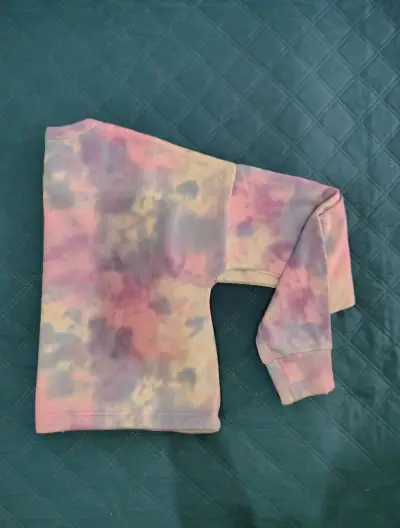 Polerón tie-dye multicolor para niña - miniatura 3