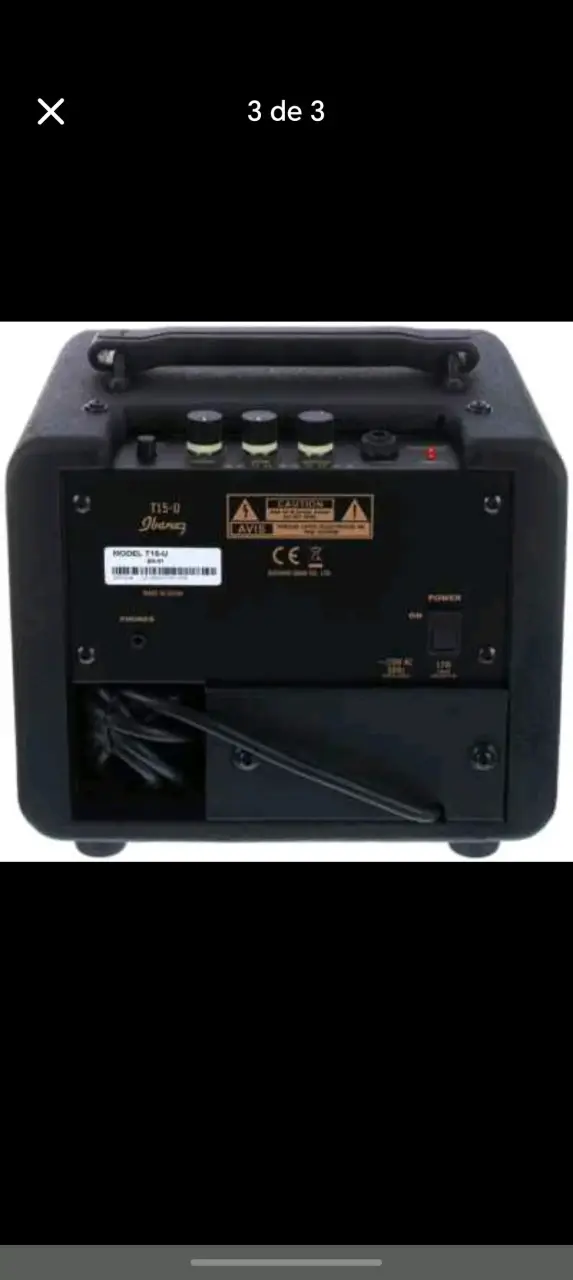 Amplificador Ibanez T15-U con Chorus para Guitarra
