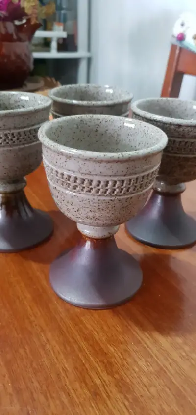 Copas de Cerámica Vintage Purbeck Pottery - miniatura 1