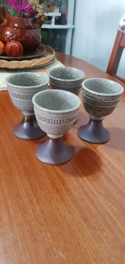 Copas de Cerámica Vintage Purbeck Pottery - miniatura 2