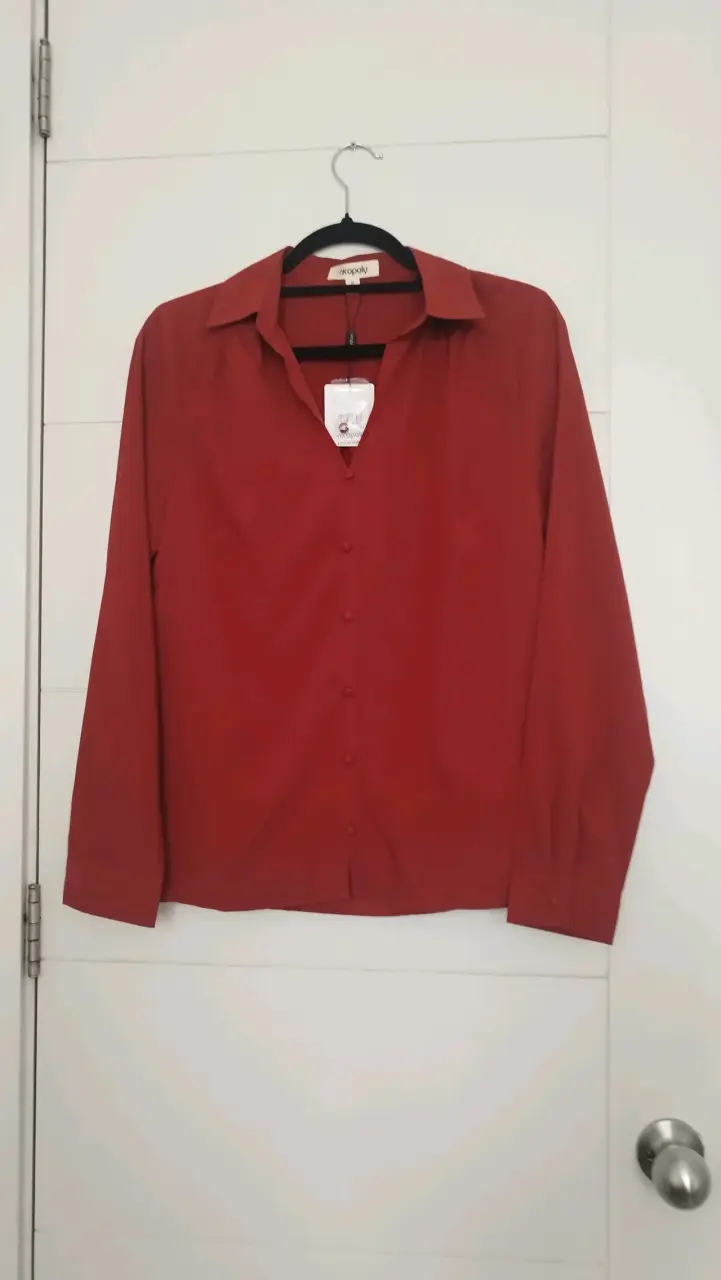 Blusa roja de mujer Nicopoly elegante - 3