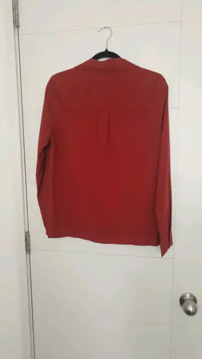 Blusa roja de mujer Nicopoly elegante - miniatura 5