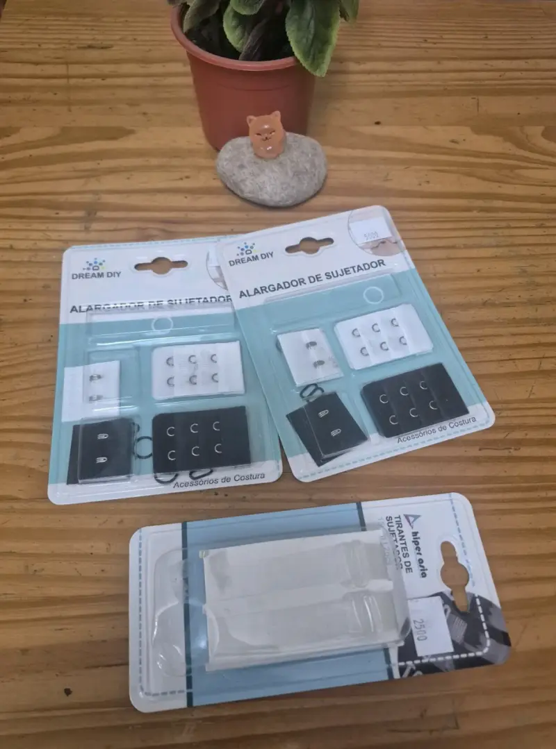 Alargador de Sujetador Dream DIY en Negro y Blanco