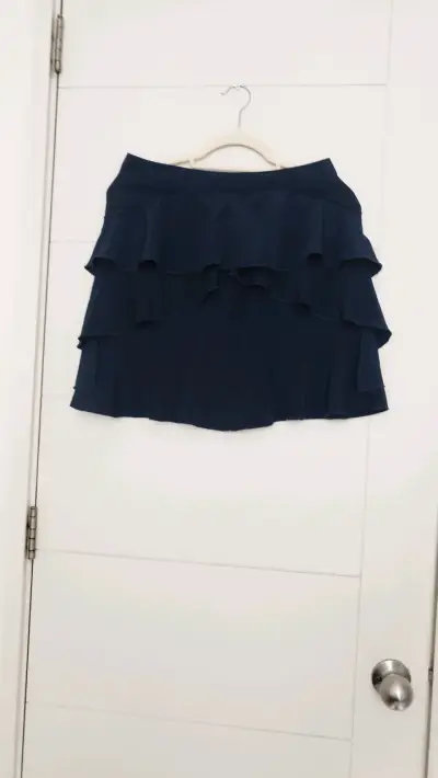 Falda corta azul con volantes H&M - miniatura 4