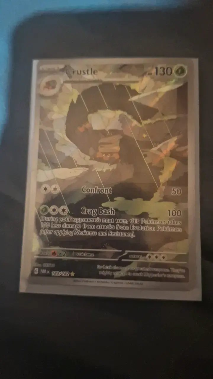 Carta Pokémon GX Crustle Holo - 2