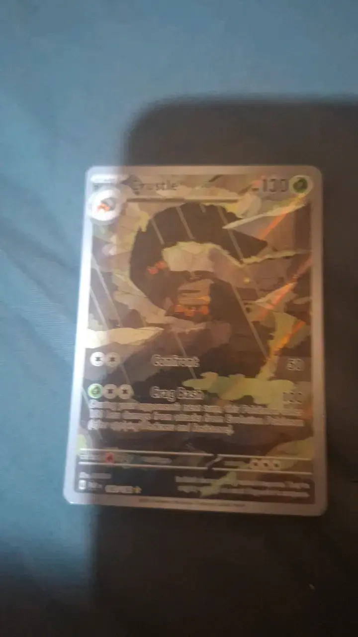 Carta Pokémon GX Crustle Holo - 5