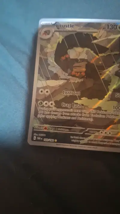 Carta Pokémon GX Crustle Holo - miniatura 6