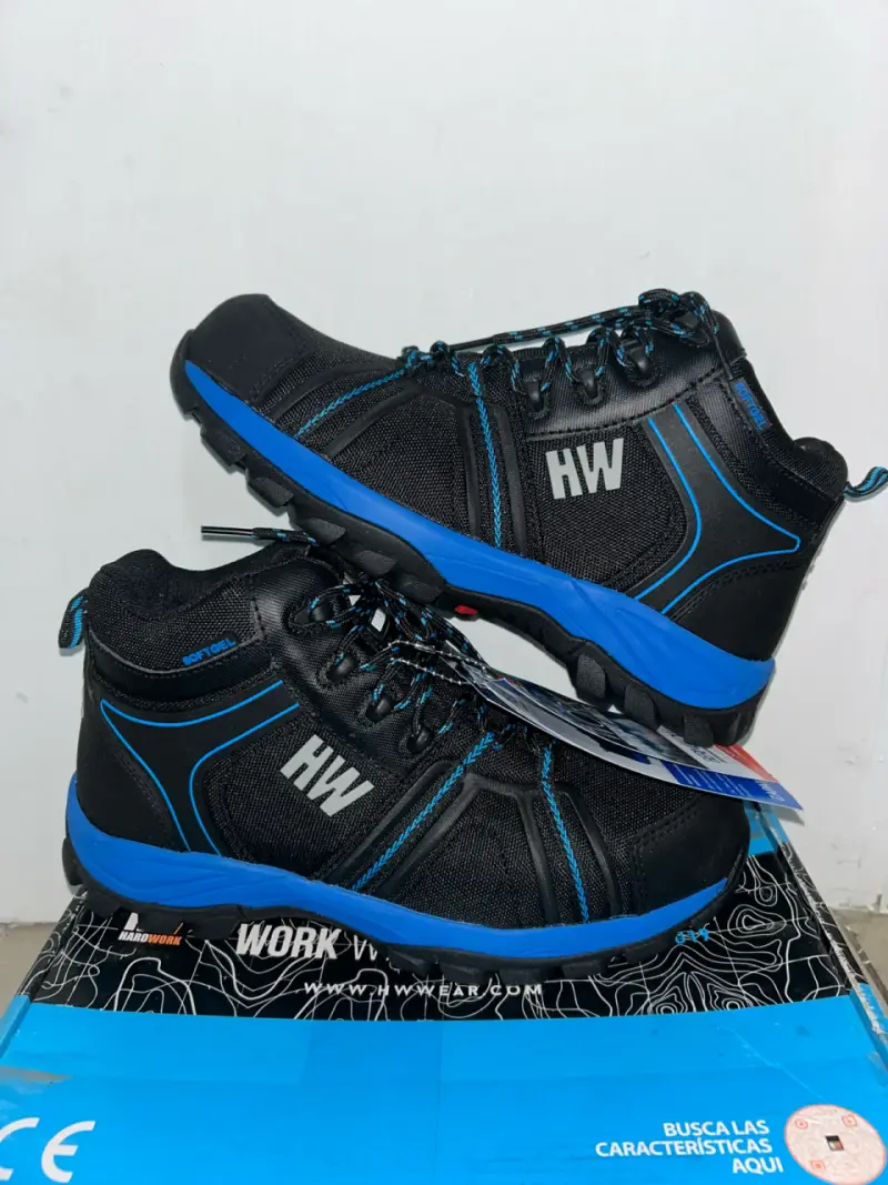 Botas de seguridad HW negras y azules - 1