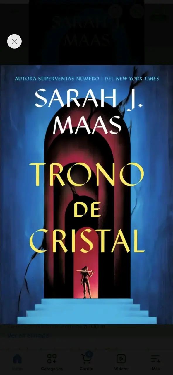Libro Trono de Cristal de Sarah J. Maas