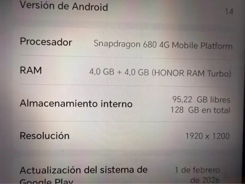 Tablet Honor Pad X8a con funda y lápiz - 3