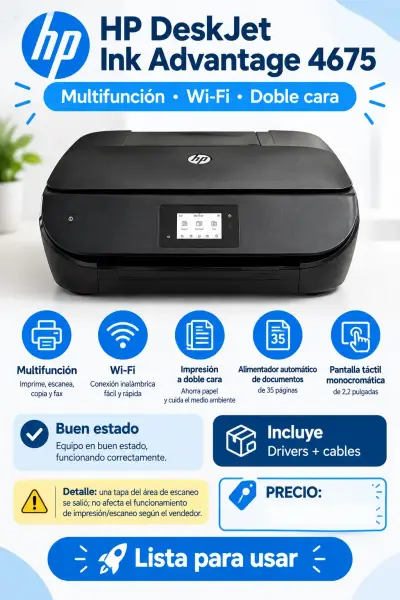 Impresora Multifunción HP DeskJet Ink Advantag 467 - miniatura 1