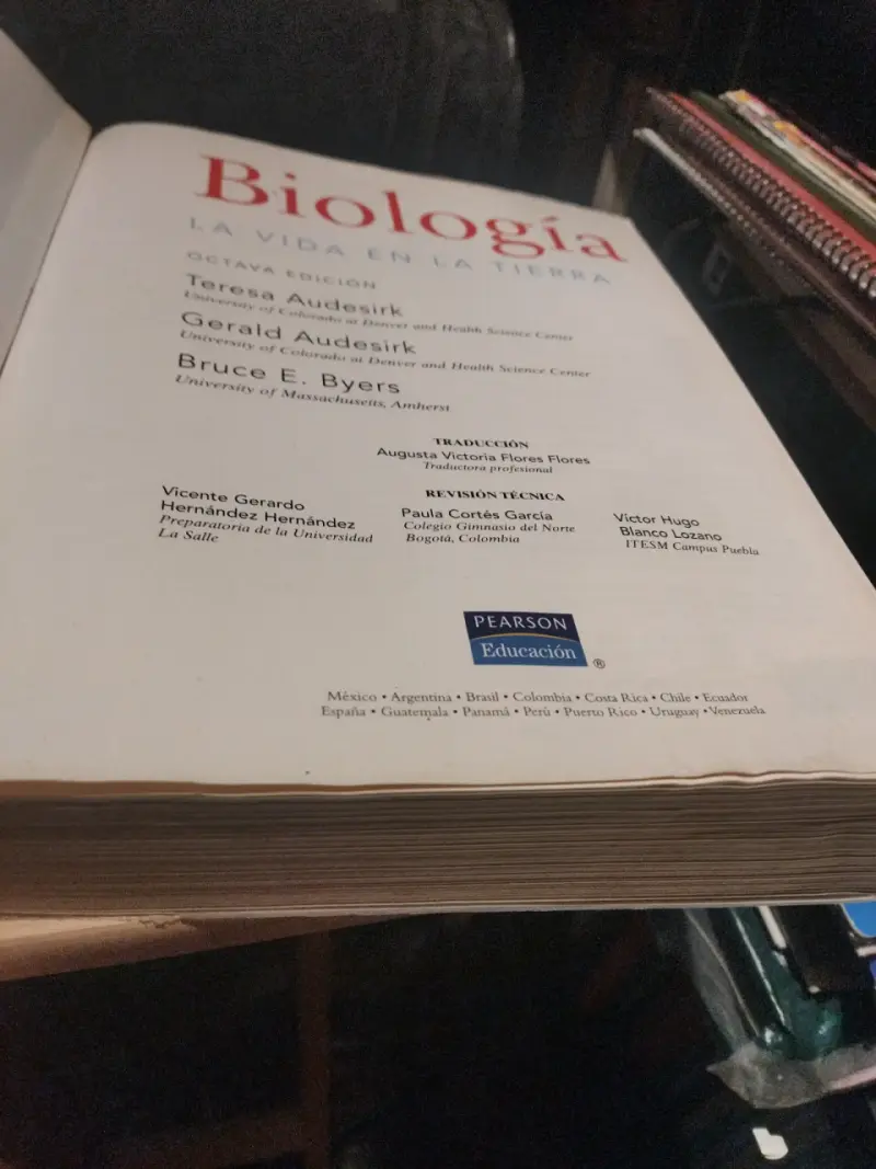 Libro Biología La Vida en la Tierra Octava Edición - 4