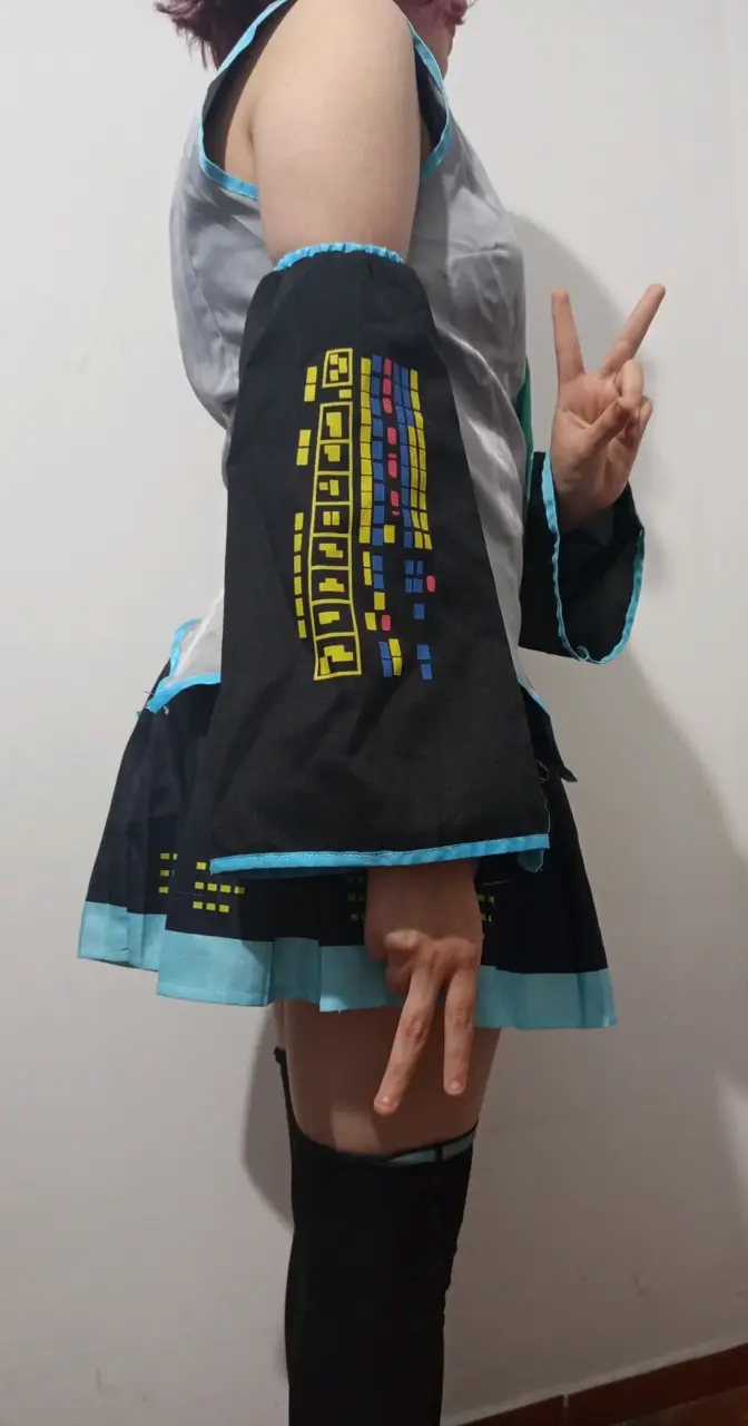 Cosplay de Vocaloid Miku Hatsune para mujer - 3