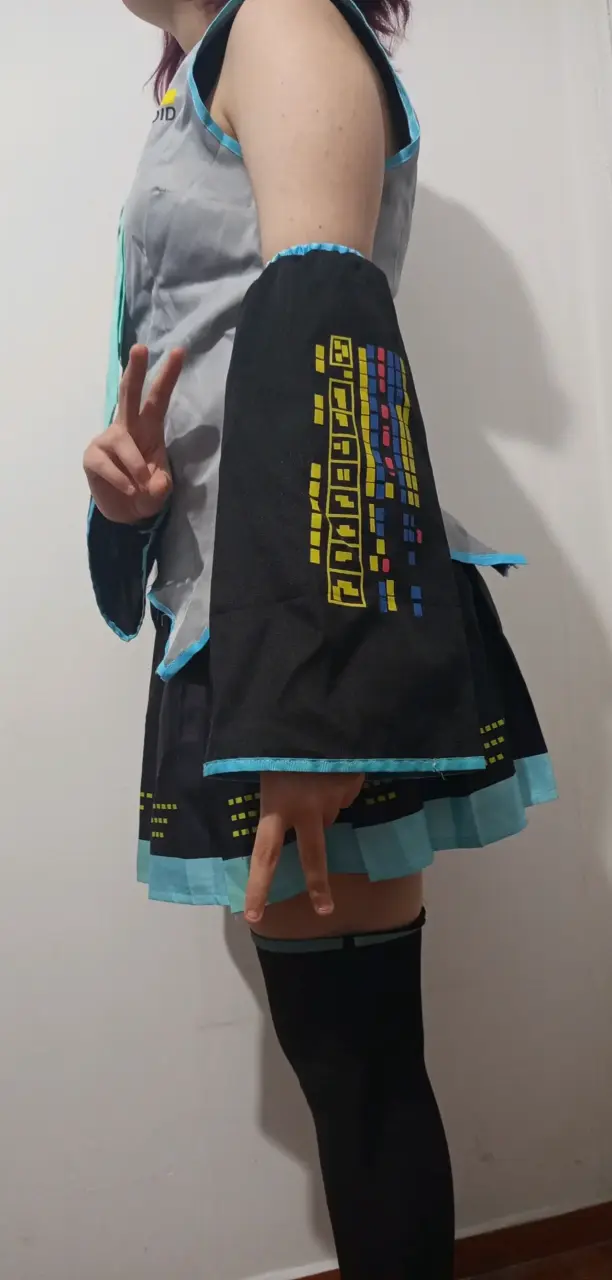 Cosplay de Vocaloid Miku Hatsune para mujer - 4