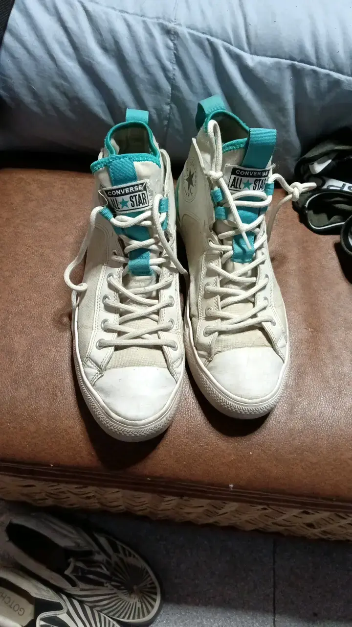 Zapatillas Converse All Star blancas de lona - 1