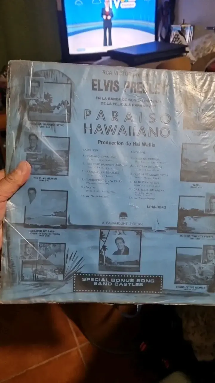 Vinilo Elvis Presley Paraíso Hawaiano RCA Victor - 3
