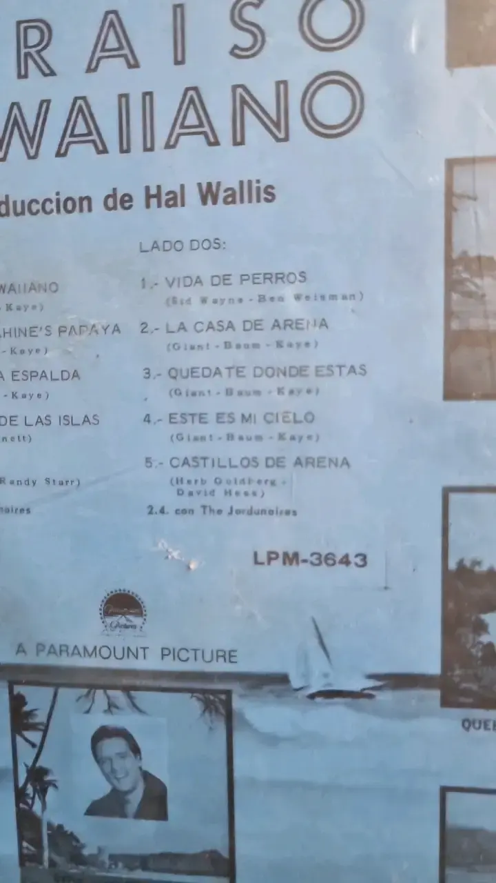 Vinilo Elvis Presley Paraíso Hawaiano RCA Victor - 5