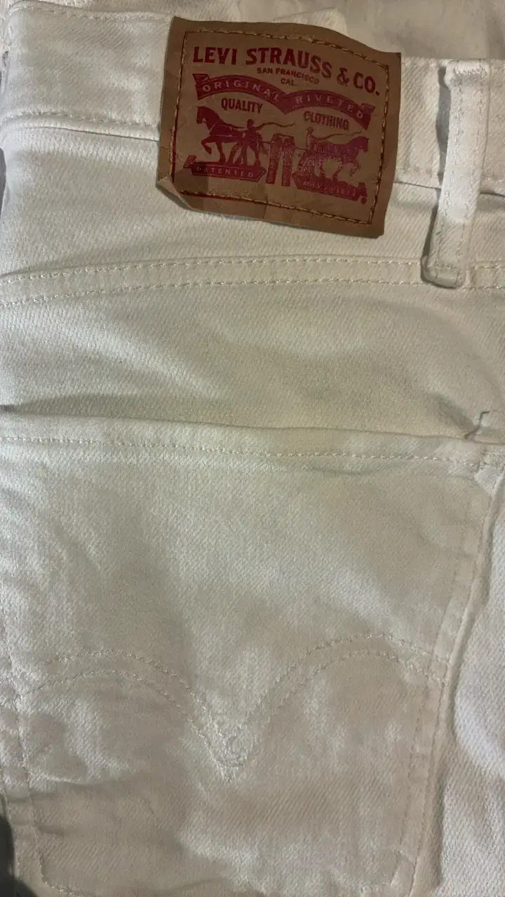 Jeans blancos Levi's Mile High Super Skinny - 1
