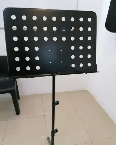 Atril de música ajustable negro - miniatura 3