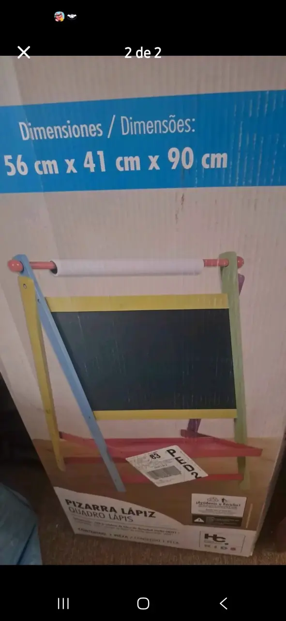 Pizarra lápiz para niños con soporte
