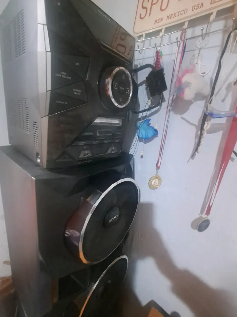 Sistema de sonido Sony con altavoces potentes