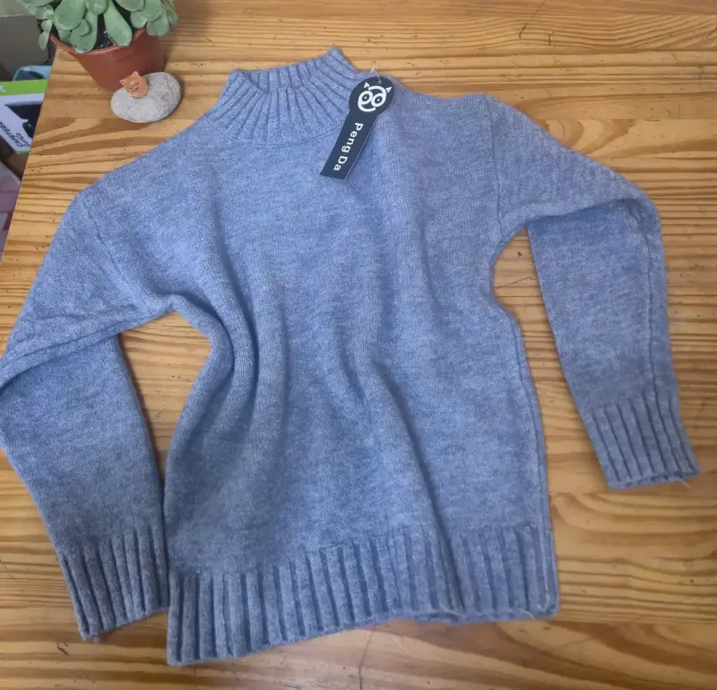 Suéter de lana para mujer Peng Da - 2