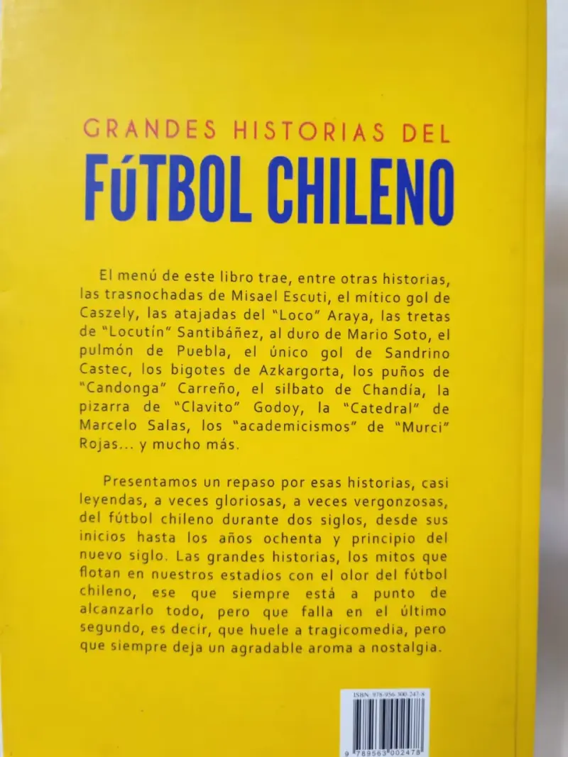 Libro Grandes Historias del Fútbol Chileno - 2