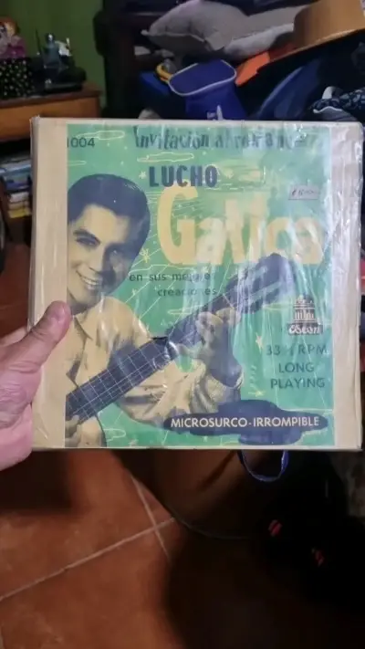 Vinilo Lucho Gatica Invitación al Romance 33 RPM - miniatura 1
