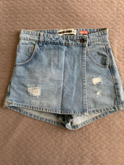 Shorts de mezclilla desgastados Americanino - miniatura 1