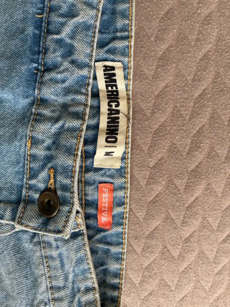 Shorts de mezclilla desgastados Americanino - 2