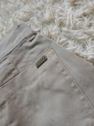 Pantalones cargo beige talla 38 marca Dirty - miniatura 3