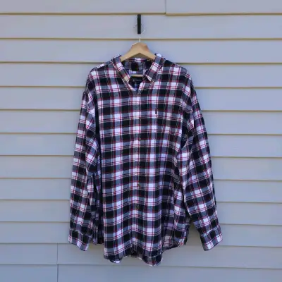 Camisa de franela a cuadros Chaps para hombre - miniatura 1